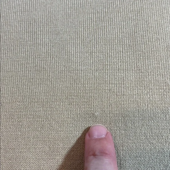 Strut & Bolt Tan Dramatic Statement Ruffle Sleeve Top Women's L Mob Wife - Picture 12 of 13